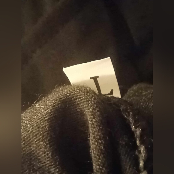 Black  Palazzo Cargo Pants Size Large - Picture 5 of 5